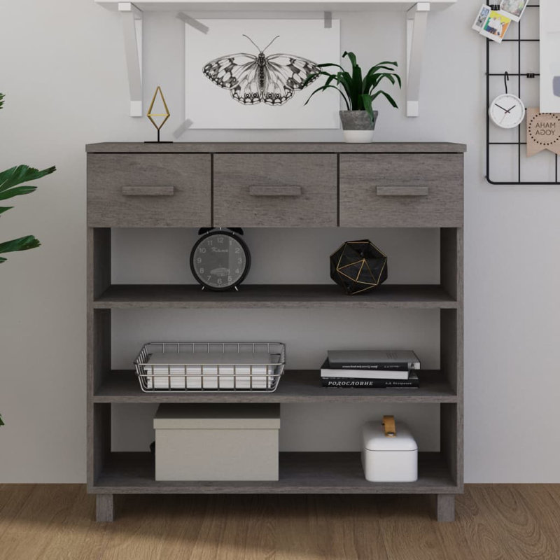 Console Console Table d'entrée pour table d'appoint HAMAR, Gris clair