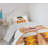 Ambesonne Cat Bedspread Cool Cat Hat Beer Mug Funny Multicolor