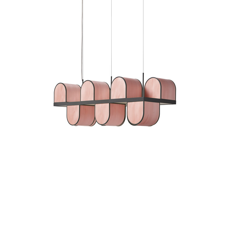 Osca 12 - Light Pendant, Earl Gray, Pale Rose