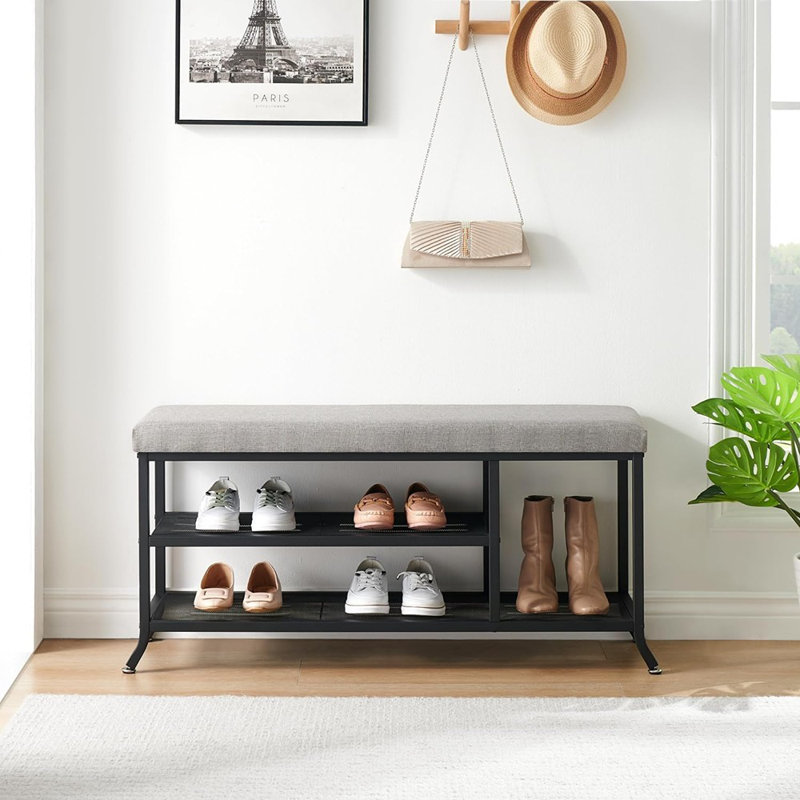 7 Pair Shoe Storage Bench