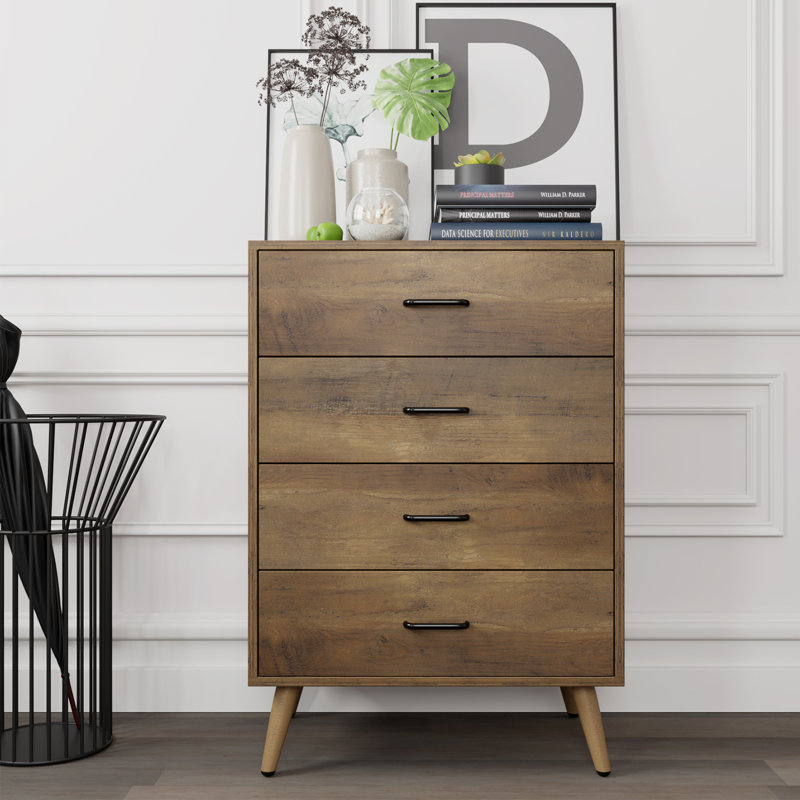 60 cm W Chest of 4 Drawers
