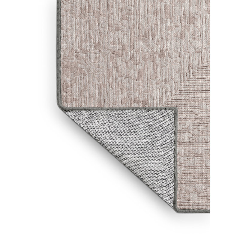Machine Washable Gray Area Rug, Runner 2' x 4'