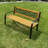 Metal Outdoor Bench