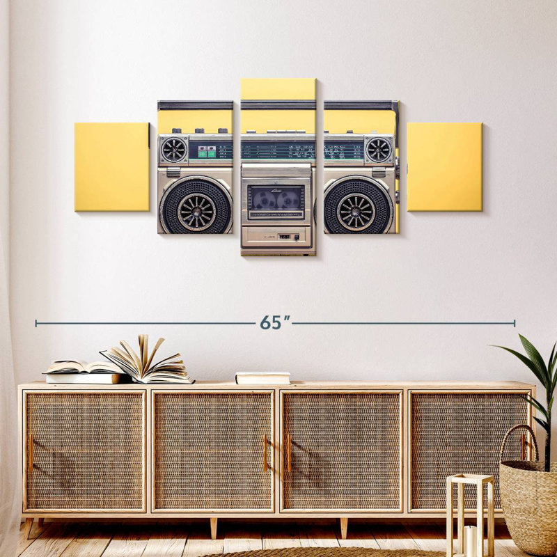 Boombox, H 24 po x l 55 po