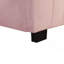 Lit plateforme tapissier simple en velours avec lit gigogne simple, gris-106492949-112511388