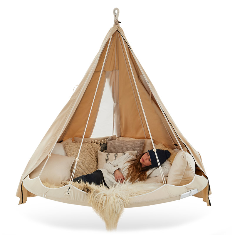 Outdoor Swing Seat Cover, 190cm H x 180cm W x 180cm D