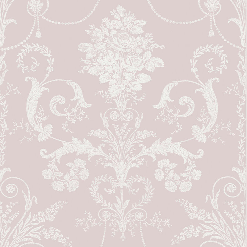 Laura Ashley Josette Wallpaper Roll, Amethyst