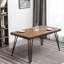 Ensemble de salle à manger 6 pièces, table de salle à manger en épingle à cheveux avec 4 chaises et banc de revêtement