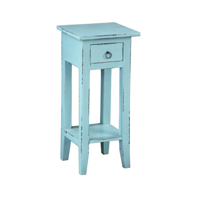 Bettie Solid Wood End Table with Storage