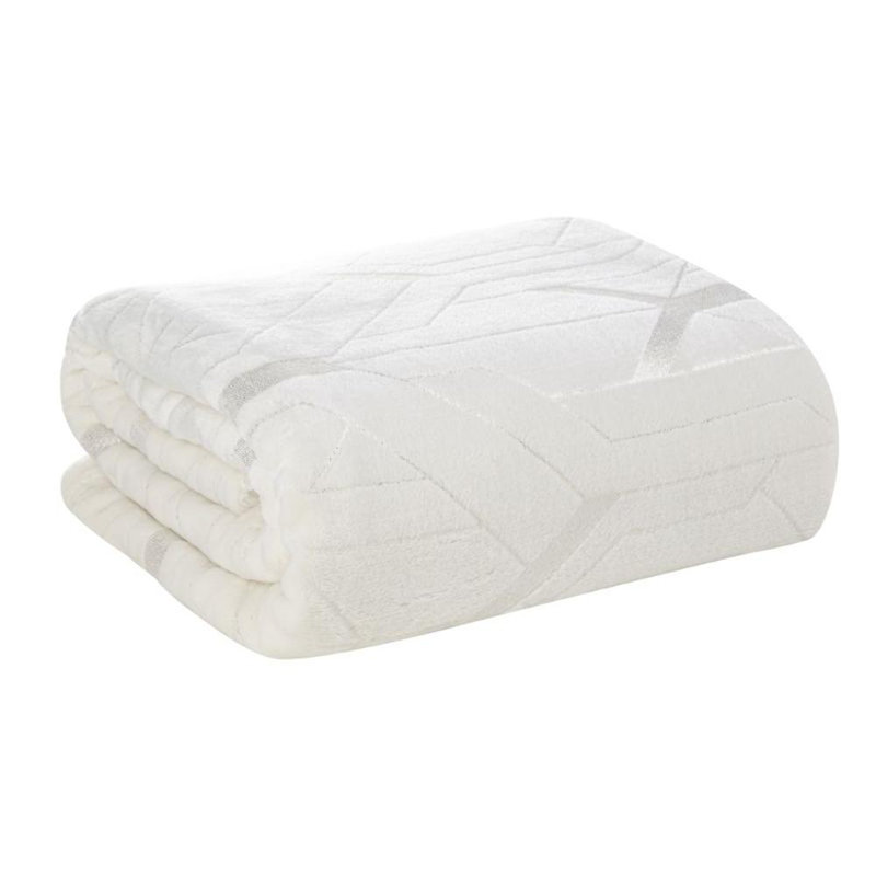 Throw Blanket, Cream