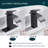 Single-Hole Single-handle Bathroom Faucet with Drain Assembly-80727071