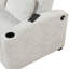 Canapé-lit convertible en chenille de 61,6 po avec dossier ajustable, 2 coussins, porte-gobelets, ports USB pour le salon et un appartement-904513189