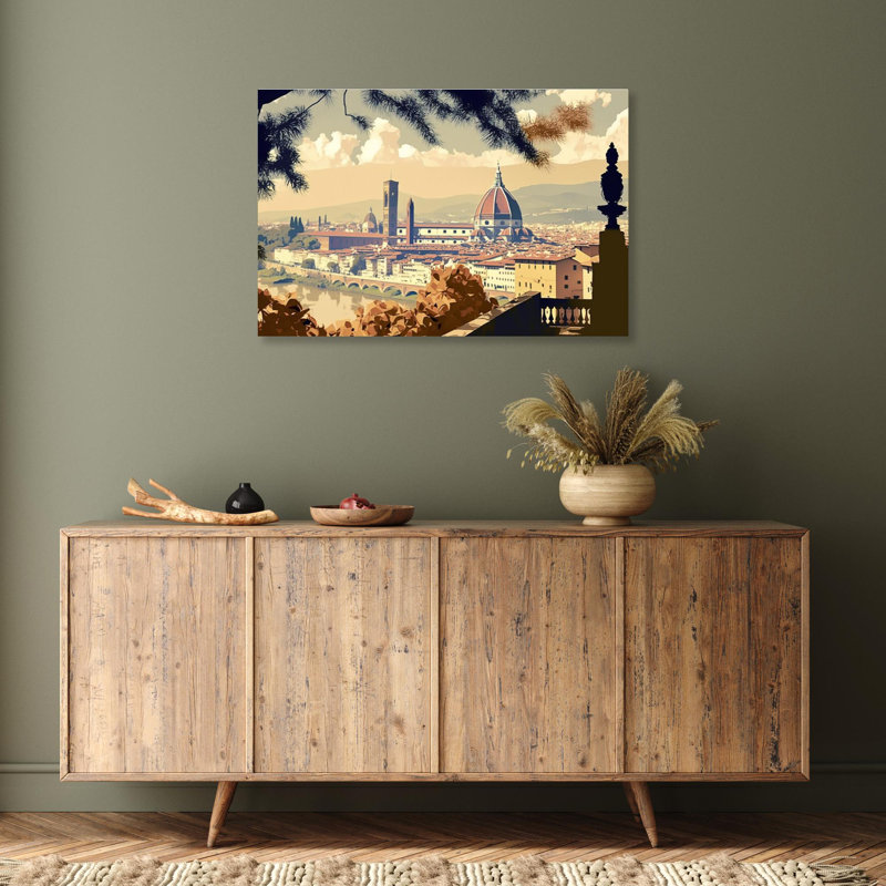 Chateloin, style romantique sur toile, Florence 1, H 11 po x l 14 po x P 1,25 po