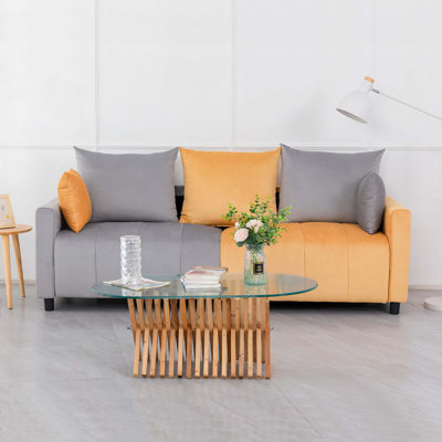 82" Velvet 2-Seater Sofa by Mercer41