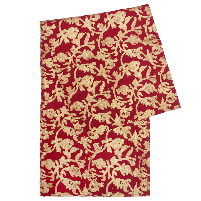 Chemin de table Saint-Remy d'Or, Rouge