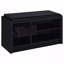 Astor Black 1-Drawer Storage Bench