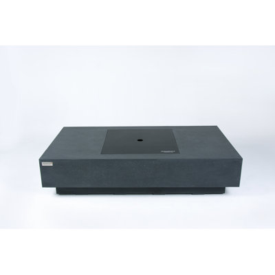 Rectangle Concrete Smokeless Outdoor Fireplace