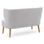Causeuse charmante sans accoudoirs Sulayman au style simple et fonctionnel de 32,75 pouces de hauteur x 51,5 pouces de largeur x 30 pouces de profondeur-19309478