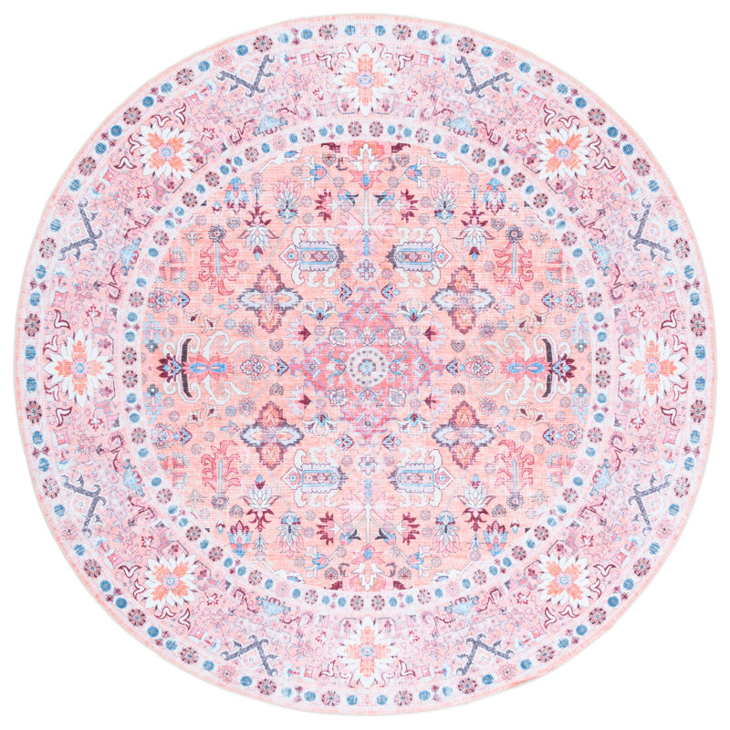 Arizona 315 Performance Machine Washable Oriental Rug, Round 6'