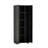 74.3" Tall Storage Cabinet with Broom Closet & 5-Tier Shelves, Freestanding Utility Cupboard for Pantry, Laundry, or Garage, Adjustable Shelving & Leveling Feet, Black Finish-834526361