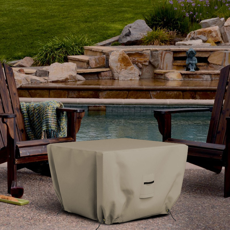 Outdoor Cover, Beige, 45.7cm H x 121.9cm W x 63.5cm D