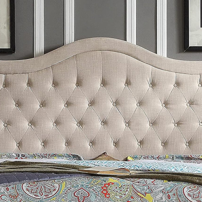 Structure de lit rembourrée en tissu avec tête de lit réglable, support à lattes de bois, lit plateforme capitonné, Twin