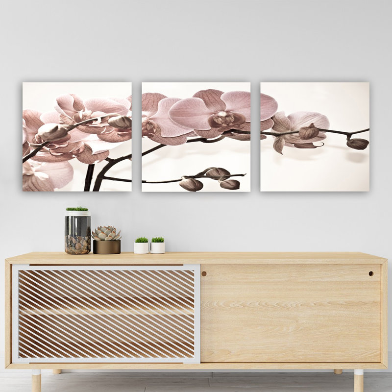Ensemble de 3 impressions sur toile tendue
