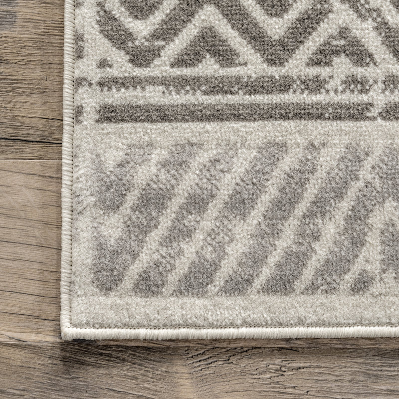 Tapis gris clair Hayley, Rectangle 3 pi x 5 pi