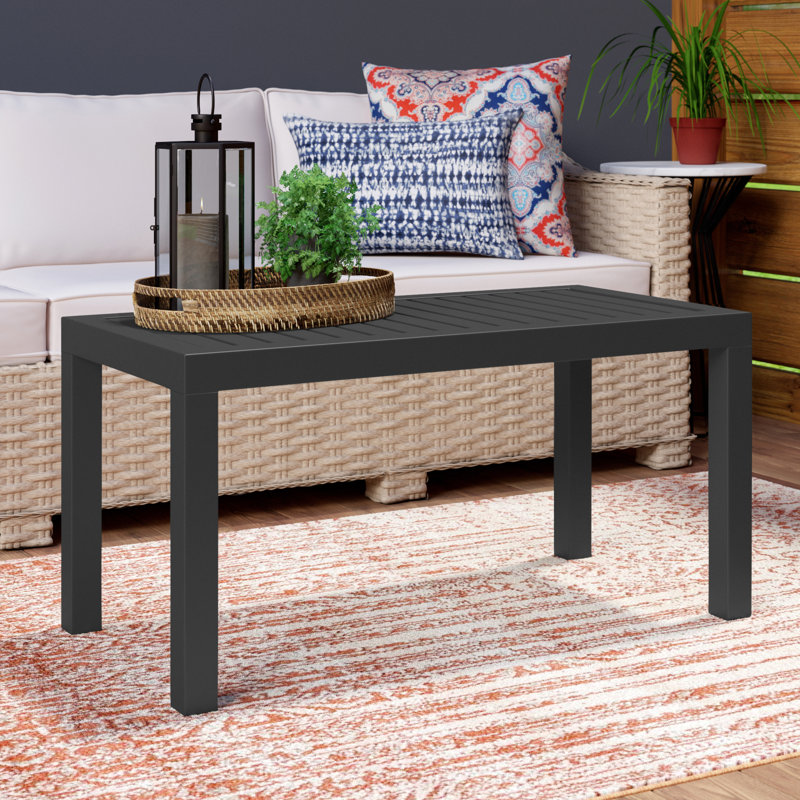 Table basse Brette, Gris foncé