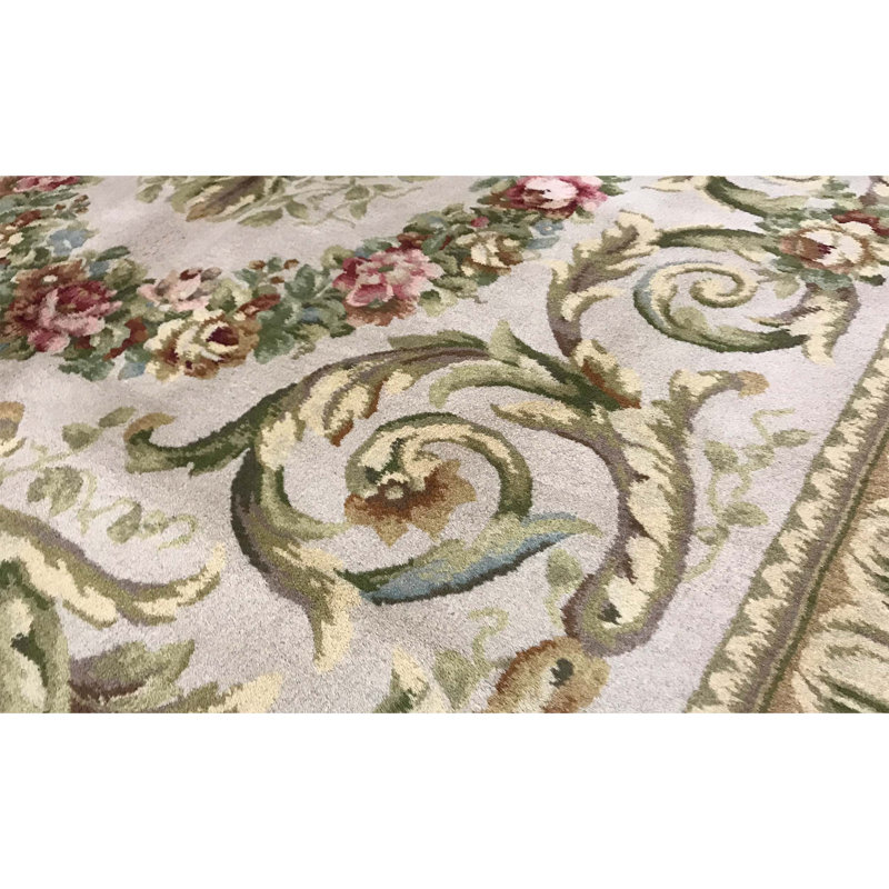 Wool Oriental Area Rug, Rectangle 8'9" x 11'9"