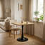 Tables de salle à manger modernes en MDF (table seulement, sans chaises, avec plateau et pieds)