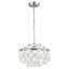 Luminaire suspendu en nickel poli naturel Capiz-132572029