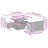  Garden Sofa Set Black