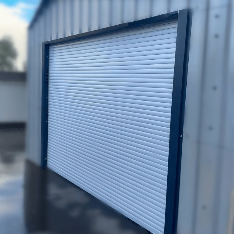 8,5 pi H 8,5 pi W Ensemble de porte enroulable motorisée pour garage en métal