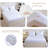 FISHDRU 7-Piece White Quilt Sets, Kueen