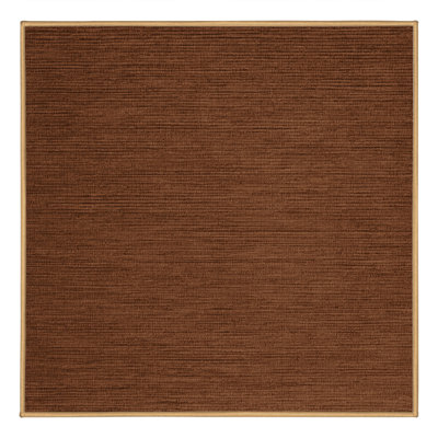 Machine Washable Solid Brown Area Rug