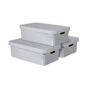 Set Of 3 Infinity Boxes With Lids
