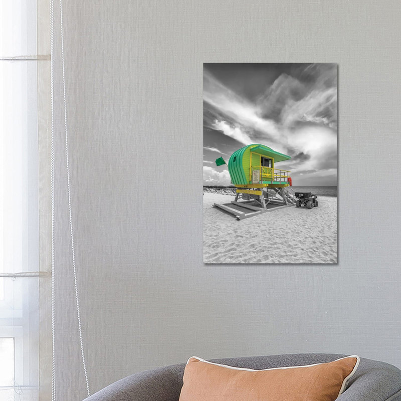 Typical Miami Beach by Melanie Viola - Wrapped Canvas Print, 66.04 cm H x 45.72 cm W x 1.91 cm D