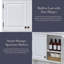 Dorset 27"W x 29"H Wall Mounted Bath Storage Cabinet with Two Doors and Open Shelf