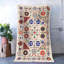 Tapis décoratif multicolore à motif traditionnel-1584289828