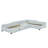Upholstered L Shape Daybed with Trundle and Drawer-1142446072