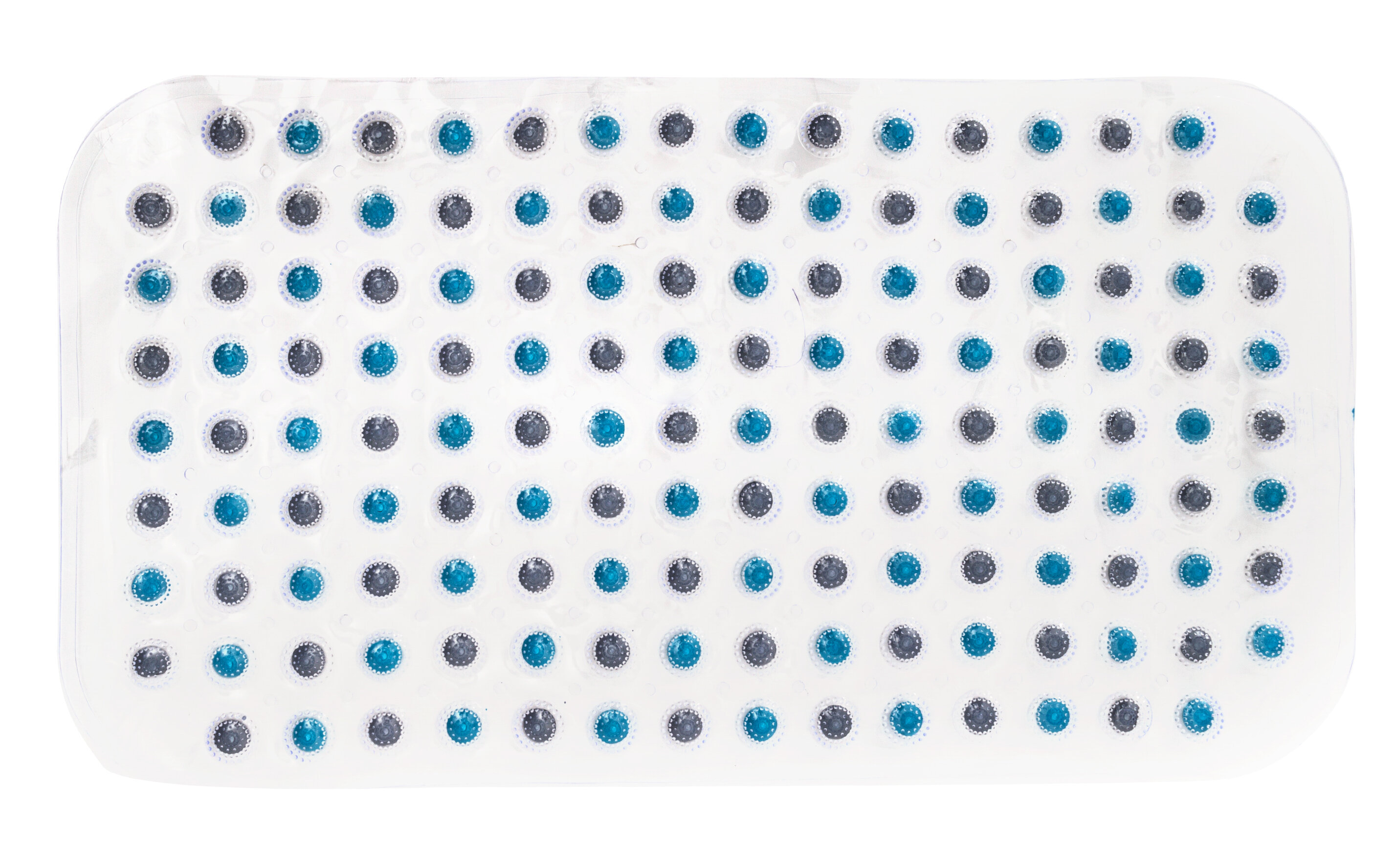 Wayfair Basics Brunton Rectangle Plastic/Vinyl Non-Slip Polka Dots Shower Mat Wayfair Basics