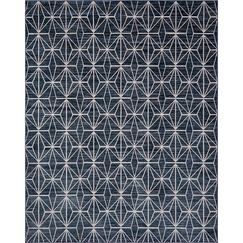 Heights Abstract Indoor Rug, Rectangle 9' x 12'