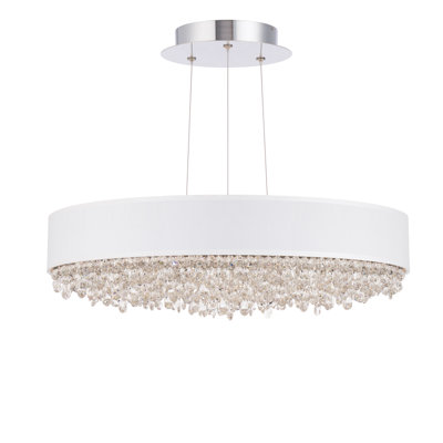 Eclyptix Dimmable LED Drum Chandelier