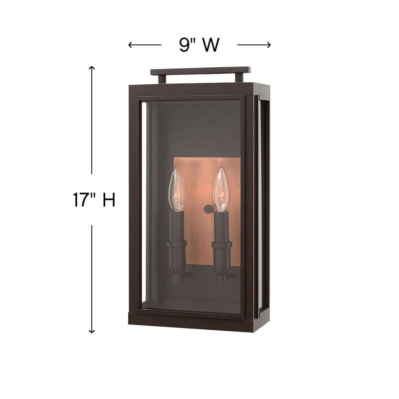 Sutcliffe 2-Light Outdoor Wall Lantern