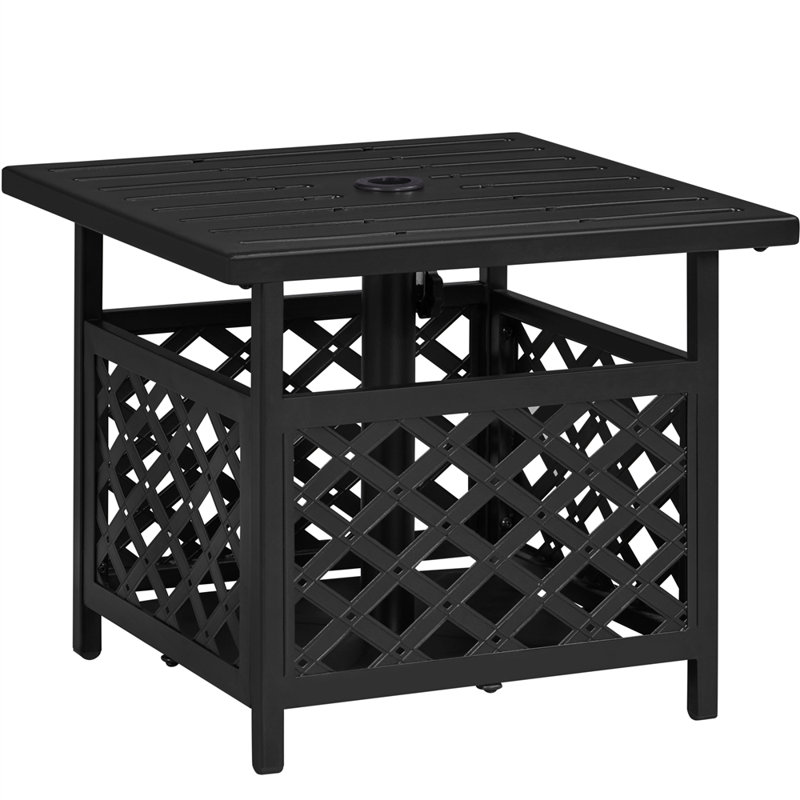 Gulzaar Square Iron Outdoor Bistro Table