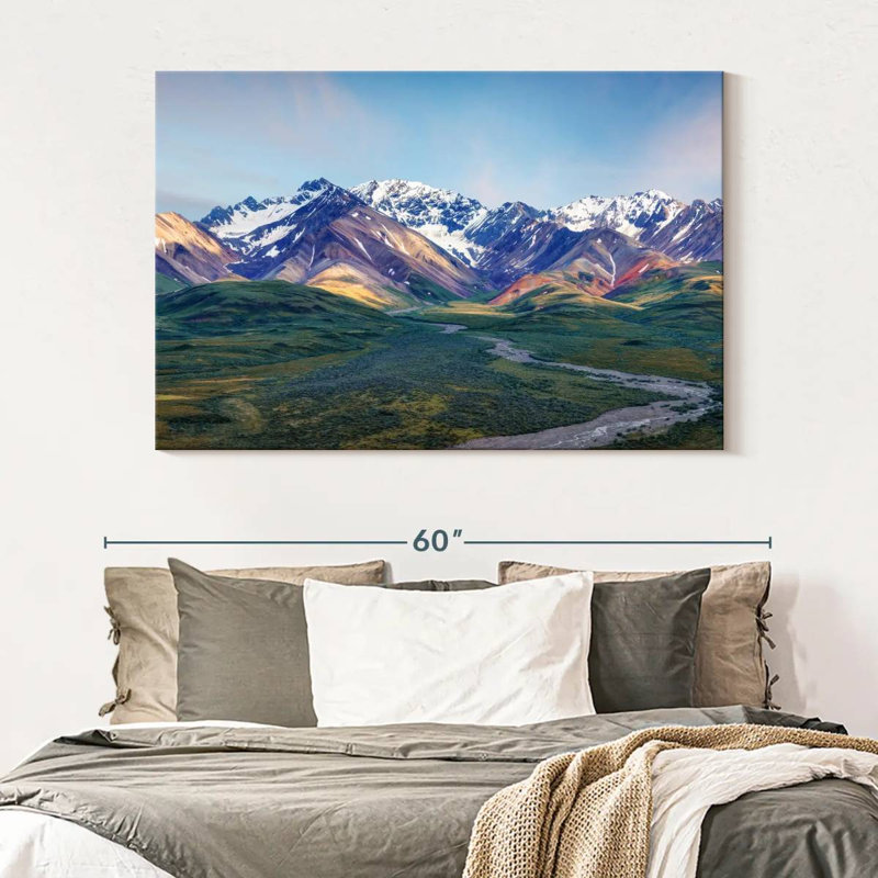 Alvord Denali Mountainscape, 34" H x 51" W