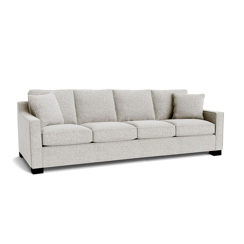 Aceyon Upholstered 102'' Sofa, Espresso, Giovanna Moondust