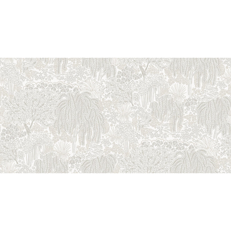 Rouleau de fleurs Einhardt, Blanc