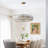 Gibe 8 - Light Dimmable Globe Chandelier